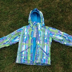 Spyder matching ski/snowboard jacket and pants.